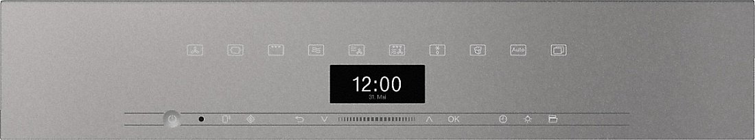 Духовой шкаф с СВЧ с фасадом без ручек Miele H 7440 BMX GRGR